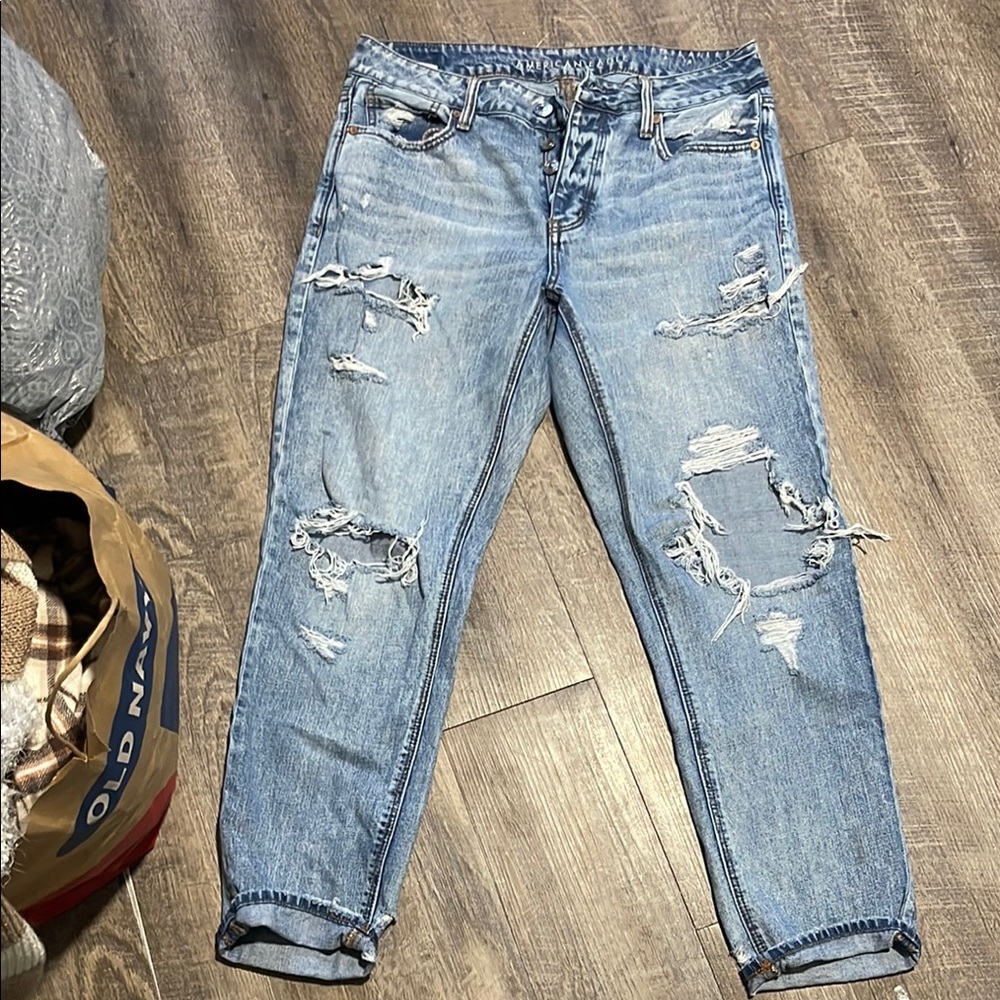 American Eagle Outfitters Light Wash Denim